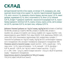 Сухой корм для собак крупных пород OptiMeal с курицей 12 кг