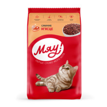 Сухий корм для котів М'яу з м'ясом 900 г