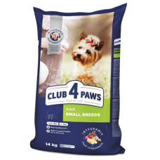 Сухий корм для собак малих порід Club 4 Paws з куркою 14 кг