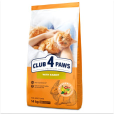 Сухий корм для котів Club 4 Paws with Rabbit із кроликом 14 кг
