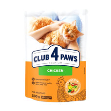 Сухий корм для котів Club 4 Paws з куркою 300 г