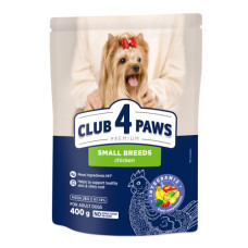 Сухий корм для собак малих порід Club 4 Paws 400 г