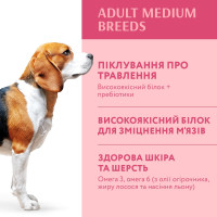 Сухий корм для собак середніх порід OptiMeal Adult з індичкою 1.5 кг