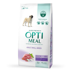 Сухий корм для собак малих порід OptiMeal Adult з качкою 1.5 кг