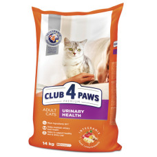 Сухий корм для котів Club 4 Paws Urinary для профілактики сечокам'яної хвороби з куркою 14 кг