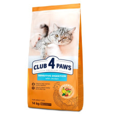 Сухий корм для котів Club 4 Paws з чутливим травленням курка 14 кг