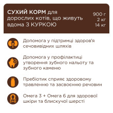 Сухий корм для котів Club 4 Paws Indoor 4в1 14 кг