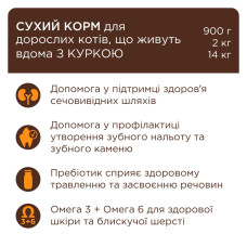 Сухий корм для котів Club 4 Paws Indoor 4в1 14 кг