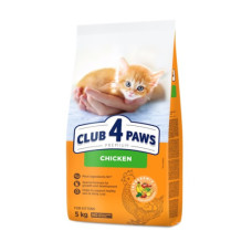 Сухий корм для кошенят Club 4 Paws з куркою 5 кг