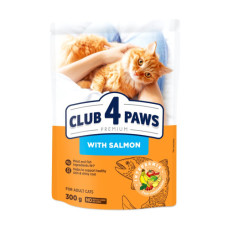 Сухий корм для котів Club 4 Paws with Salmon з лососем 300 г