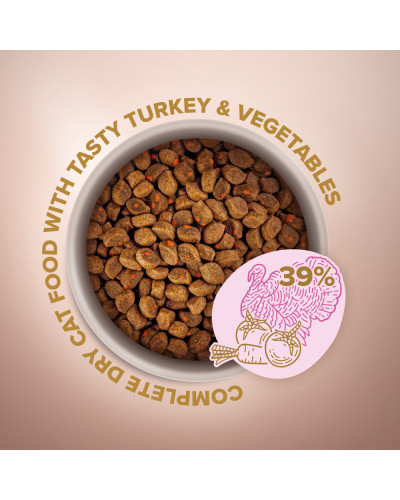 Сухий корм для котів Club 4 Paws Selection з індичкою та овочами 1.5 кг