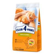 Сухий корм для котів Club 4 Paws with Rabbit із кроликом 2 кг