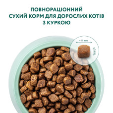 Сухий корм для котів OptiMeal Adult з куркою 700 г