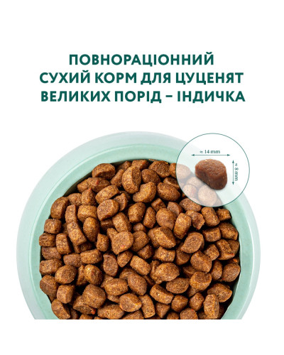 Сухий корм для цуценят великих порід OptiMeal Maxi Puppy з індичкою 12 кг