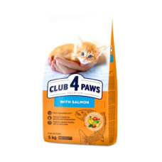 Сухий корм для кошенят Club 4 Paws з лососем 5 кг