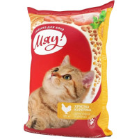 Сухий корм для котів Мяу з куркою 11 кг