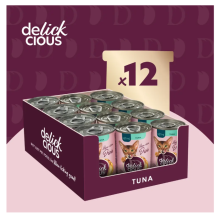 Вологий корм для котів Delickcious Напій з тунцем 140 г