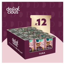 Вологий корм для котів Delickcious Напій з тунцем 140 г