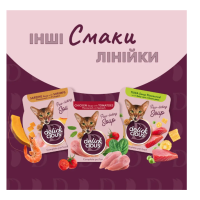 Суп для котів Delickcious з м'ясом курки, шинкою та шпинатом 80 г