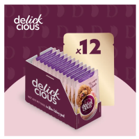 Вологий корм для собак Delickcious з індичкою та сиром у крем-супі 85 г