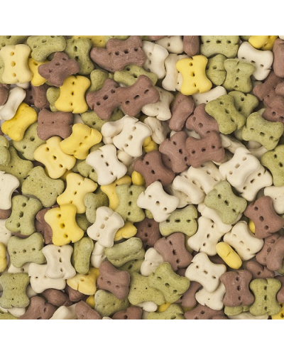 AnimAll 81919 Crunch Dog печенье Кость Mix, размер S, 3 кг