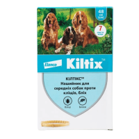 Нашийник від бліх та кліщів для собак Kiltix (Кілтікс) Bayer, середній  (48см)