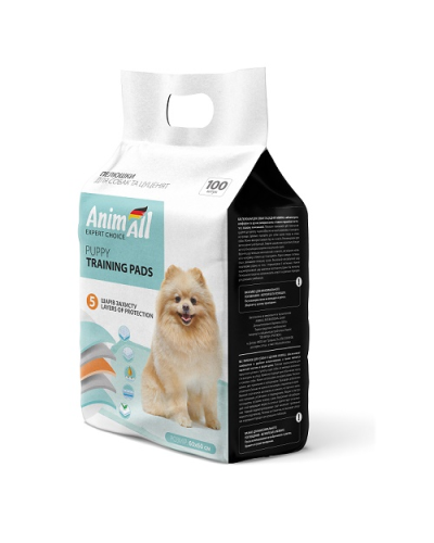 Пелюшки AnimAll 60х60 см / 100штук, (3 шт/ящ)