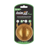AnimAll Fun мяч чертик с пищалкой 75 мм золотой
