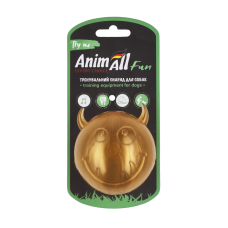 AnimAll Fun м'яч чортик з пищалкою 75 мм золотий