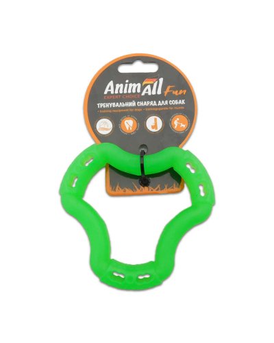 AnimAll Фан 88205 кольцо 6 сторон 12 см зеленое
