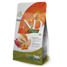Сухой корм для кошек Farmina  N&D Grain Free PUMPKIN DUCK & CANTALUPE ADULT с уткой и тыквой 1,5 kg 35400
