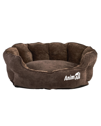 Лежак AnimAll 1093 Royal Velours M (53х47х21) CHOCOLATE