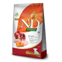 Сухой корм для щенков мелких пород Farmina N&D Grain PUMPKIN CHICKEN & POMEGRANATE PUPPY MINI 2,5 kg 38722