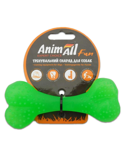 AnimAll Фан 88115 кость 12 см зеленая