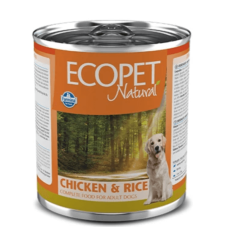 Вологий корм для  собак Farmina ECOPET NATURAL DOG CHICKEN & RICE з куркою, 300 г 06008