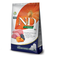 Сухий корм для цуценят середніх та великих порід Farmina N&D Grain Free PUMPKIN LAMB & BLUEBERRY PUPPY MEDIUM & MAXI 2,5 kg 33246