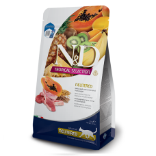 Сухий корм для стерилізованих котів Farmina N&D TROPICAL SELECTION LAMB NEUTERED з ягням та тропічними фруктами, 1,5 kg, 42125