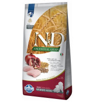 Сухий корм для цуценят середніх та великих порід Farmina N&D Low Grain CHICKEN & POMEGRANATE PUPPY MEDIUM & MAXI 12 kg 36186