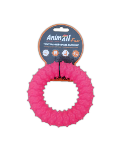 AnimAll Фан 88153 кольцо с шипами 12 см коралловое