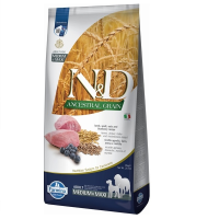 Сухой корм для собак cредних и крупных пород Farmina N&D Low Grain LAMB & BLUEBERRY ADULT MEDIUM & MAXI 12kg 62858