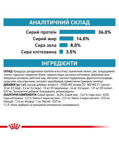 Корм для дорослих котів ROYAL CANIN SKIN&COAT CAT 1.5 кг