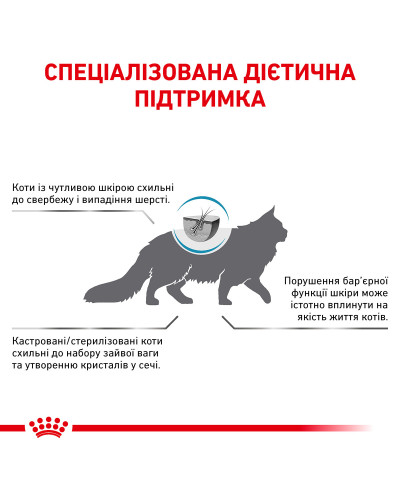 Корм для дорослих котів ROYAL CANIN SKIN&COAT CAT 1.5 кг