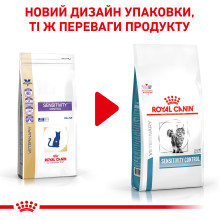 Корм для дорослих котів ROYAL CANIN SENSITIVITY CONTROL CAT 400 г