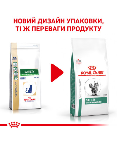 Корм для дорослих котів ROYAL CANIN SATIETY WEIGHT MANAGEMENT CAT 1.5 кг