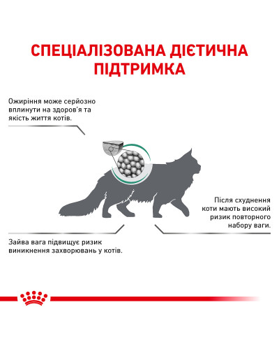 Корм для дорослих котів ROYAL CANIN SATIETY WEIGHT MANAGEMENT CAT 1.5 кг