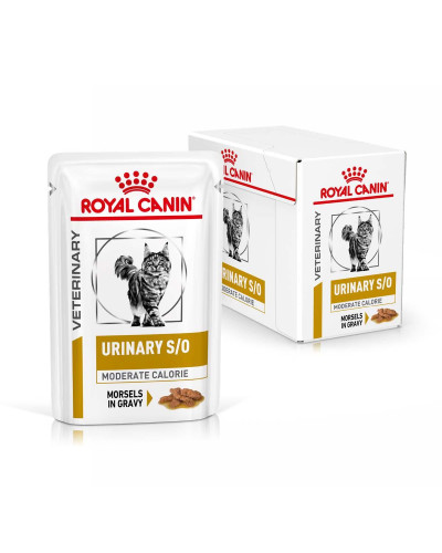 Вологий корм для дорослих котів ROYAL CANIN URINARY S/O MODERATE CALORIE CAT 85 г