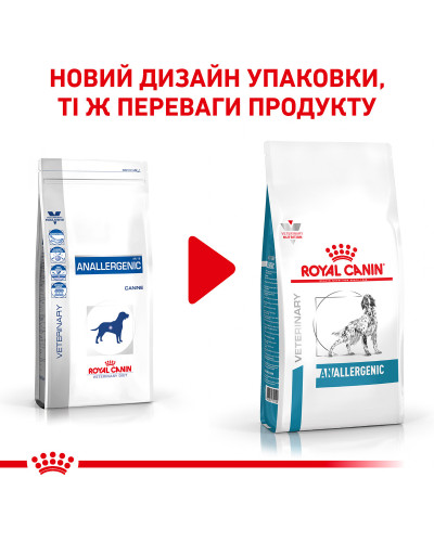Корм для дорослих собак ROYAL CANIN ANALLERGENIC DOG 3.0 кг