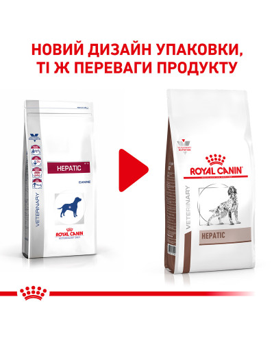 Корм для дорослих собак ROYAL CANIN HEPATIC CANINE 1.5 кг