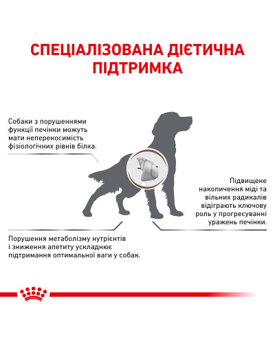 Корм для дорослих собак ROYAL CANIN HEPATIC CANINE 1.5 кг