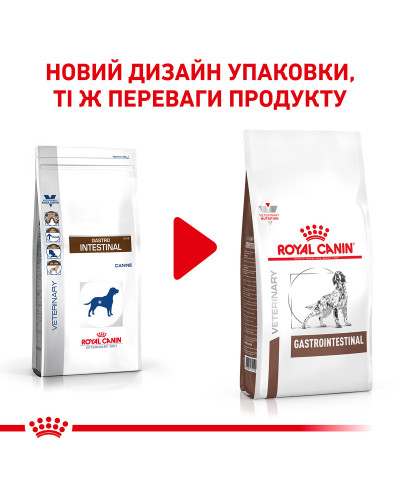 Корм для дорослих собак ROYAL CANIN GASTRO INTESTINAL DOG 2.0 кг